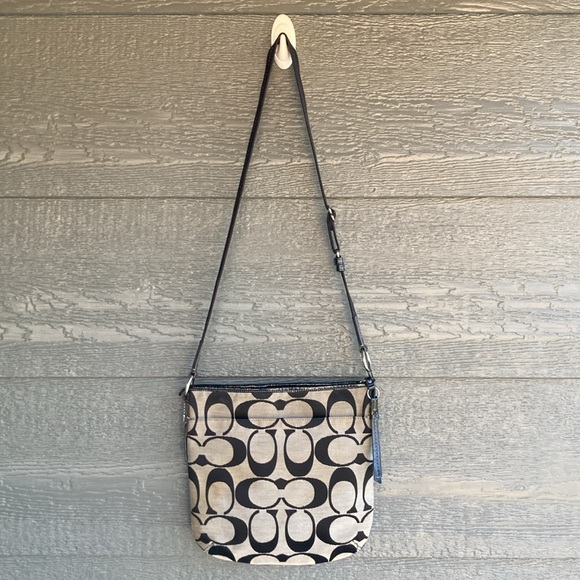 EUC | Coach Small Signature Canvas Shoulder Bag - Picture 6 of 13